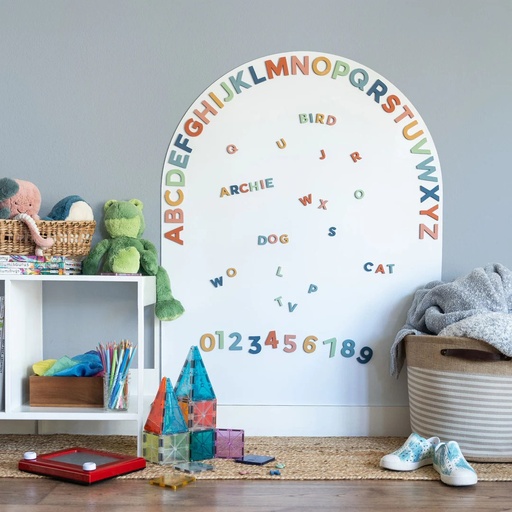 Polkrožna fleksibilna magnetna površina za pisanje s flomastrom 1